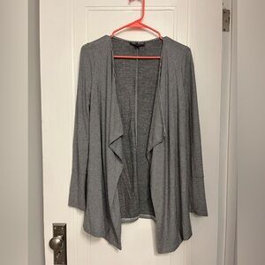 Women's A Pea In The Pod Black and White Striped Maternity Cardigan Sweater